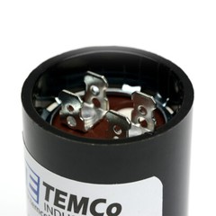 TEMCo 378-454 uf/MFD 110-125 VAC volts Round Start Capacitor 50/60 Hz -Lot-1