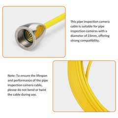 Fiberglass Inspection Wire 30m Replacement Cable for 23mm Pipe Inspection Camera