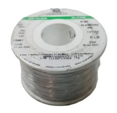 1lb AIM 13368 Wire Solder .015″ 0.38mm Diameter No Clean 2% Glow Core Flux NEW