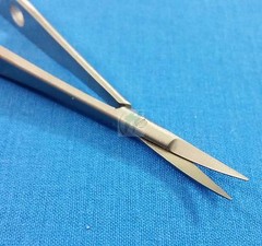AUTOCLAVABLE CASTROVIEJO FINE TIP STITCH MICRO SURGICAL SCISSORS 4.5″ CURVED
