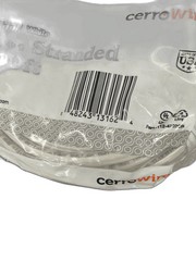 Cerrowire 100 ft. 6 Gauge White Stranded Copper THHN Wire