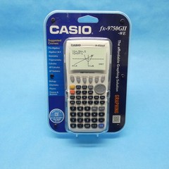 NEW Sealed Casio FX-9750GII White Graphing Calculator W/Batteries