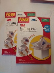 3M Inflatable Mailers Various Sizes Inflata-Pak Air Cushion Packaging lot 6 NOS