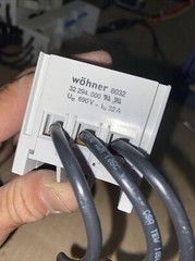 Wohner 6032 32 294.000 Busbar Adapter 690V 32A Used With Warranty (Lot of 3)