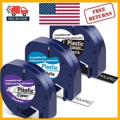 Self-Adhesive 3-Pack DYMO LT Label Maker Tape – Easy Peel with No Residue