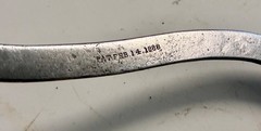 Outside Spring Caliper Antique. Pat Feb 14 1888 SR Machinist Tool