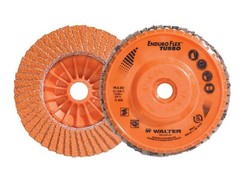 Walter 06-A452 Turbo Abrasive Flap Disc – 10/ea – 4-1/2″D x 5/8-11, FREE SHIP