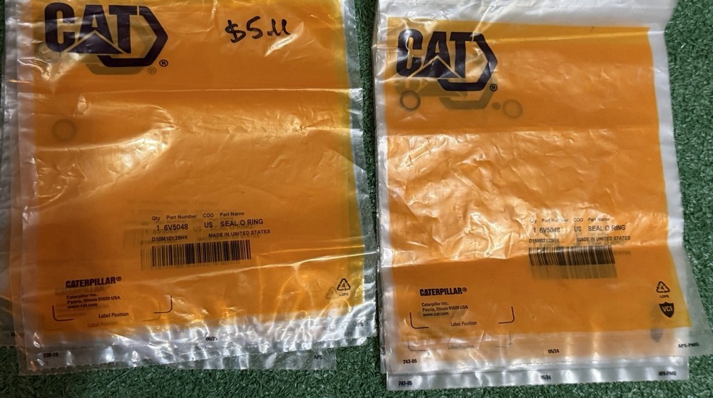 Caterpillar CAT: 6V-5048 Seal-O-Ring (OEM, NEW) Qty-10