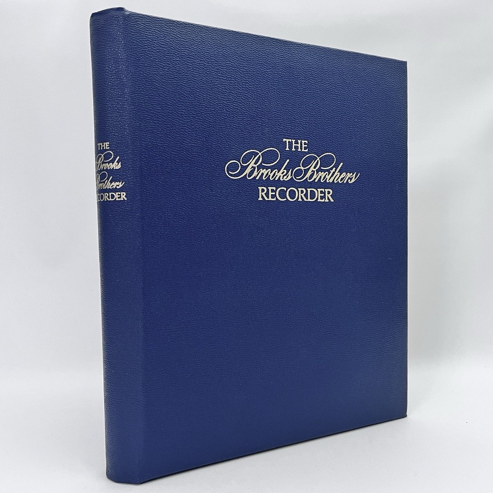 Vintage The Brooks Brothers Recorder 1978 Hardcover Organizer