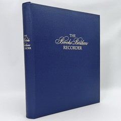 Vintage The Brooks Brothers Recorder 1978 Hardcover Organizer