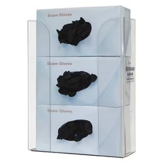 Bowman Dispensers Gp-330 Glove Dispenser, Petg, Holds (3) Boxes , Clear ,