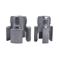 2pcs Integrated Internal & External Pipe Threading-Tool,PVC Pipe Threader Kit