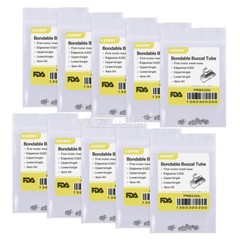 Dental Orthodontic Buccal Tubes 1st Molar Edgewise.022 Bondable Non-Con AZDENT