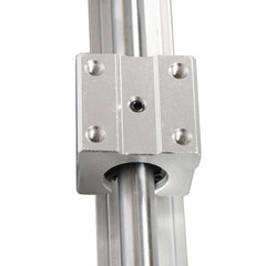 LABLT W/ 4× SBR12UU Square Type Bearings Block 2× SBR12-1500mm Linear Shaft Rail
