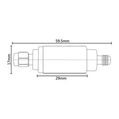 RF Coaxial Attenuator SMA JK Male to Female 5W 0-3GHz 50 ohm 1-50dB Connector