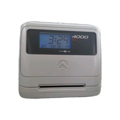 Pyramid Time Systems 4000 Time Clock Auto Totaling UNLOCKED NO KEY