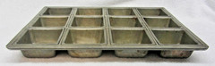 BAKING PAN Commercial Grade Full Size Sheet 12 Pocket Heavy-Duty ~13.5″ x 10.25″