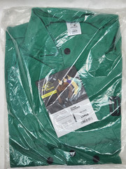 LARGE Black Stallion F9-21CS FR Cotton Welding Cape Sleeves 9oz Green