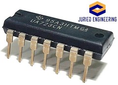 10PCS Texas Instruments UA723CN UA723 (Direct Replacement for LM723CN LM723) New