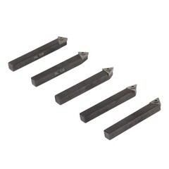 5* 1/4″ Straight Lathe Indexable Carbide Insert Turning Tooling Bit Holder Set