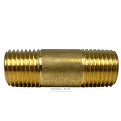 4 PC 1/4″ Male NPT X 1.5″ Long Pipe Nipple 1/2″ Extension Threaded Fitting Brass