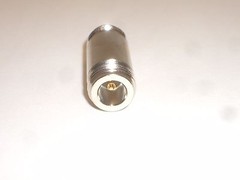AIM N TYPE BARREL CONNECTOR DOUBLE FEMALE UG-29/BU