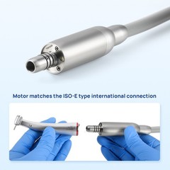 NSK Style Dental LED Electric Brushless Micro Motor w/Water 1:5 1:1 For Practice