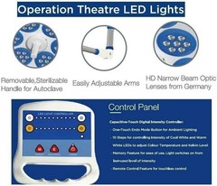 Common Arm Ceiling mounted Double Dome LED OT Light Surgical Operating Light