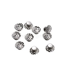 10Pcs/1PACK Dental Orthodontic Lingual Button For Bondable Round Mesh Base
