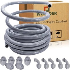 Durable 100ft Liquid-tight Conduit 1/2″ Dia – Easy Installation, UV Resistant