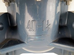ASAHI 1.5 inch Flanged PVC 1201-015 Swing Check Valve