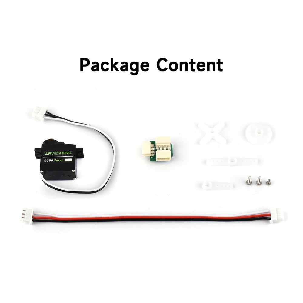 Waveshare 2.3kg Dual-axis Serial Bus Servo Two-way Feedback, Servo/Motor Mode