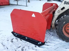 8′ Global Euro Quick Attach 30″ Snow Pusher Box Plow New Holland Case John Deere