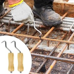 2000pcs 6″ Double Loop Rebar Wire Bar Ties, 16 Gauge Steel Ties for Concrete Wor