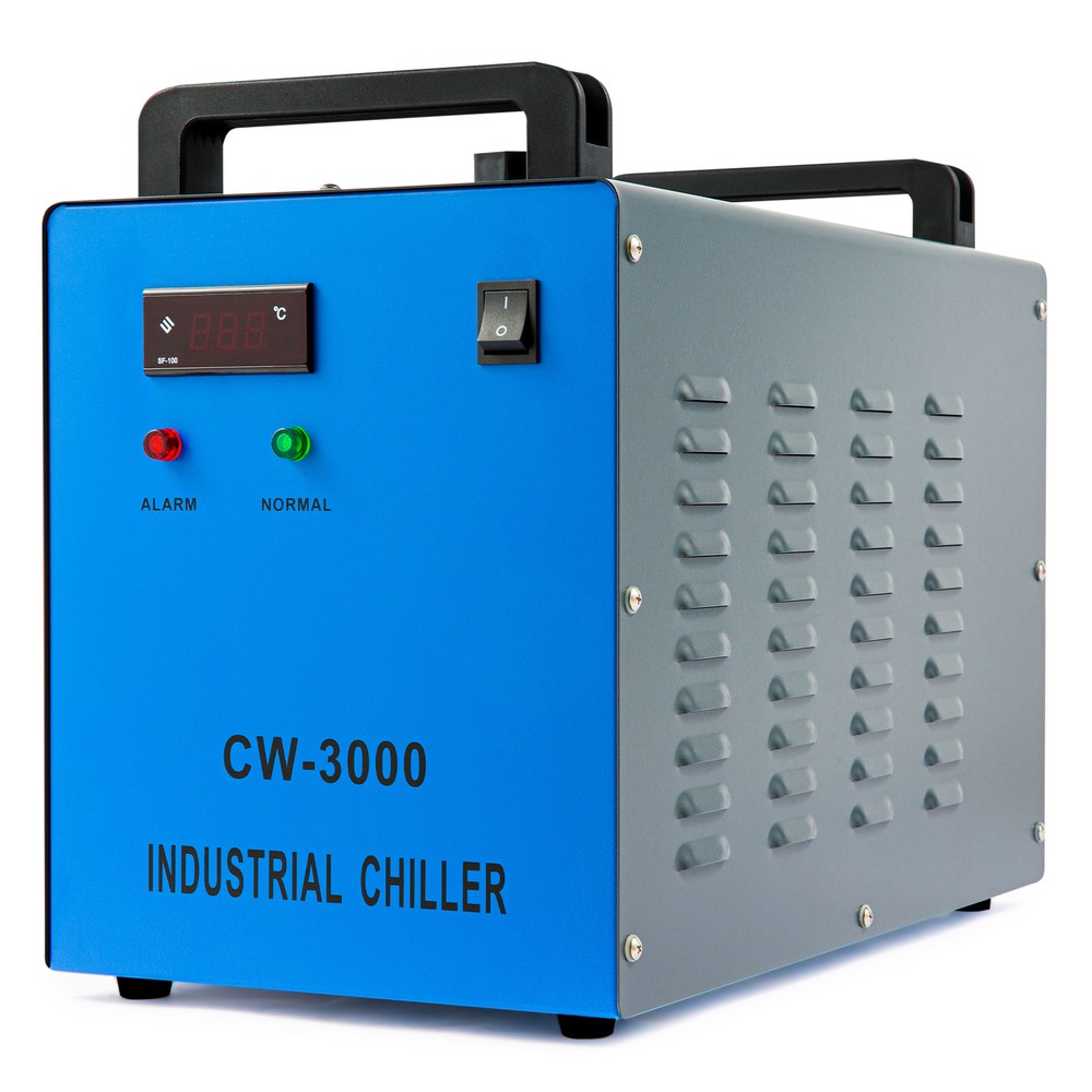 OMTech Industrial Water Chiller CW-3000 for 40W 50W CO2 Laser Engraver Tubes
