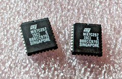 2 pcs M87C257-15C1 PLCC-32(11.4×13.9)