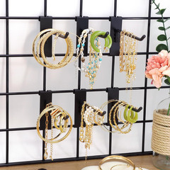 100 Pcs Gridwall Hooks, 4 Inch Grid Wall Hook Display for Gridwall Panel, 20