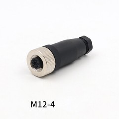 PG7 M12 Sensor Connector 4/5/8/12 Pin Male/Female Straight/Right Angle Plug IP67