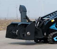Hydraulic Snow Blower Attachment for Mini Skid Steer TYPHON STOMP X1300 & 509