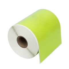 ZEBRA 4×6 COLOR (4″ x 6″) GREEN Direct Thermal Labels 1″ Core – (2) Rolls / 250