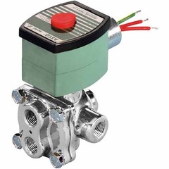 ASCO RED-HAT 8342G701 SOLENOID VALVE 4 WAY STAINLESS STEEL BODY PTFE SEAL NEW