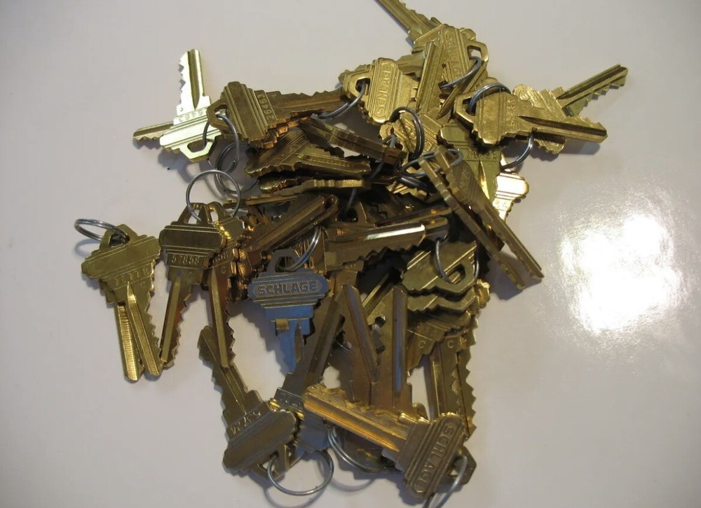 50 PIECES – 25 SETS OF 2 – SCHLAGE PRECUT KEYS LOCKSMITH (25 PAIR) SC-1 5 PIN