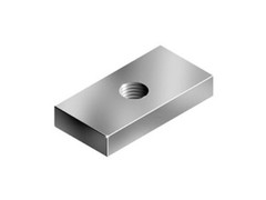 Threaded plate 20x20x4 M5
