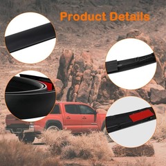 2Pcs Roof Drip Molding Weatherstrip Fit for Toyota Tacoma Double CAB 2005-2015,