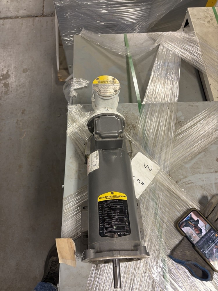 BALDOR CDP3330 MOTOR 90VDC .5HP 56C 1750RPM W/ PUMP