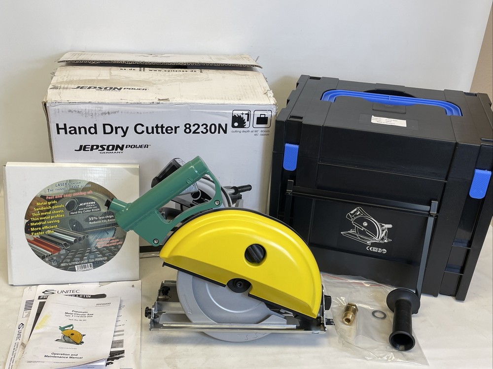Unitec 5 1115 0020 Jepson 8230N Hand Dry Cutter Metal Cutting Air Circular Saw