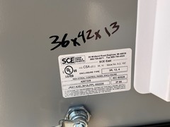 HOFFMAN / SCE TYPE 3R,12,4 INDUSTRIAL ENCLOSURE 36x42x13