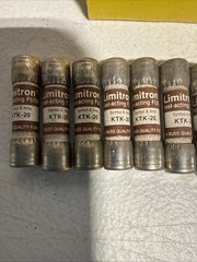 Box of 10 brand new Buss Fuses KTK-20 Made In USA New Old Stock