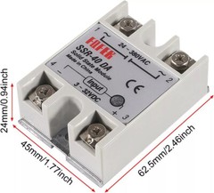 110-240VAC PID REX-C100 Temperature Controller SSR-40A Thermocouple Heat Sink
