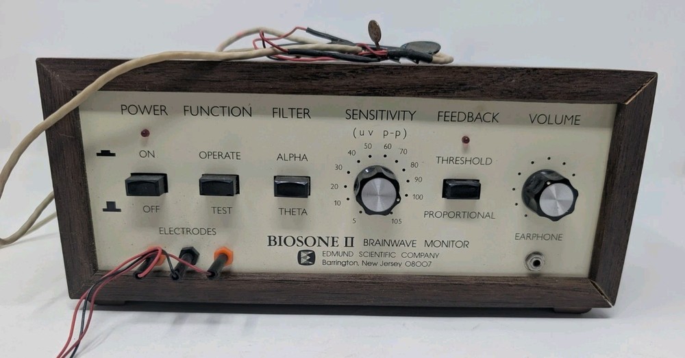 BIOSONE II Brainwave Monitor Neurofeedback EEG Biofeedback Device Edmund